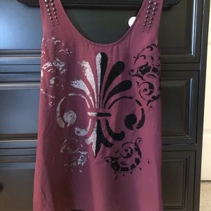 Rock & Republic Sheer Tank Top